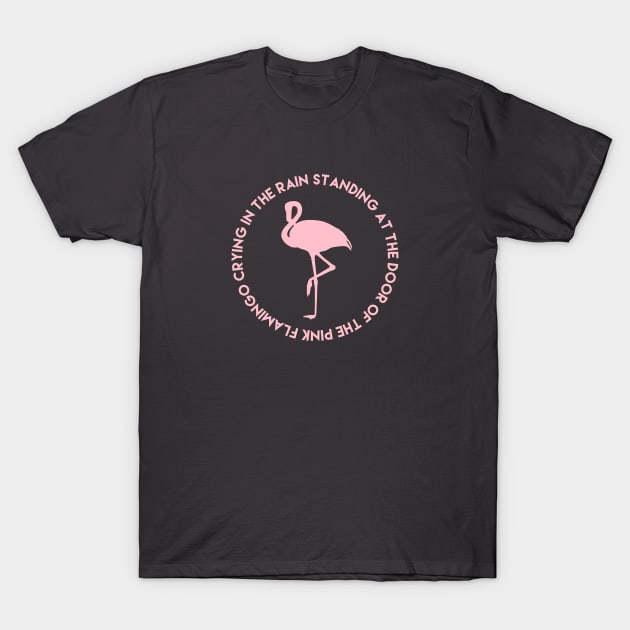 Say Hello Wave Goodbye, pink T-Shirt by Perezzzoso